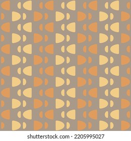 Simple and elegant rounded abstract ornament will decorate any surface or thing and make it attractive. Seamless pattern for prints, textile, web, advertising and any design projects.