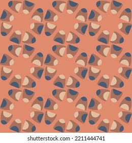Simple and elegant rounded abstract ornament will decorate any surface or thing and make it attractive. Seamless pattern for prints, textile, web, advertising and any design projects.