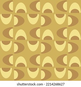 Simple and elegant rounded abstract ornament will decorate any surface or thing and make it attractive. Seamless pattern for prints, textile, web, advertising and any design projects.