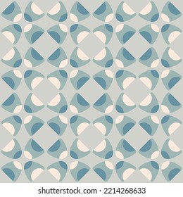 Simple and elegant rounded abstract ornament will decorate any surface or thing and make it attractive. Seamless pattern for prints, textile, web, advertising and any design projects.