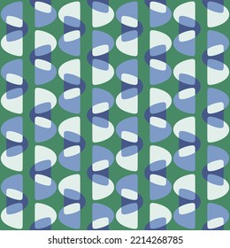 Simple and elegant rounded abstract ornament will decorate any surface or thing and make it attractive. Seamless pattern for prints, textile, web, advertising and any design projects.
