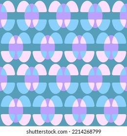 Simple and elegant rounded abstract ornament will decorate any surface or thing and make it attractive. Seamless pattern for prints, textile, web, advertising and any design projects.