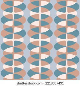 Simple and elegant rounded abstract ornament will decorate any surface or thing and make it attractive. Seamless pattern for prints, textile, web, advertising and any design projects.