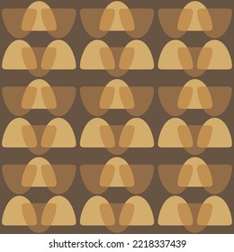 Simple and elegant rounded abstract ornament will decorate any surface or thing and make it attractive. Seamless pattern for prints, textile, web, advertising and any design projects.