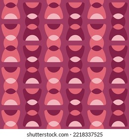 Simple and elegant rounded abstract ornament will decorate any surface or thing and make it attractive. Seamless pattern for prints, textile, web, advertising and any design projects.