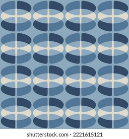 Simple and elegant rounded abstract ornament will decorate any surface or thing and make it attractive. Seamless pattern for prints, textile, web, advertising and any design projects.