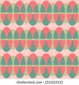 Simple and elegant rounded abstract ornament will decorate any surface or thing and make it attractive. Seamless pattern for prints, textile, web, advertising and any design projects.