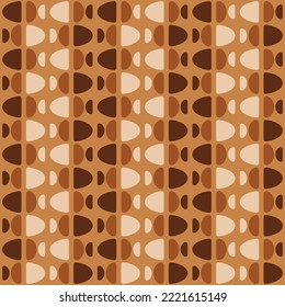 Simple and elegant rounded abstract ornament will decorate any surface or thing and make it attractive. Seamless pattern for prints, textile, web, advertising and any design projects.