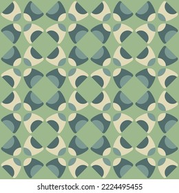 Simple and elegant rounded abstract ornament will decorate any surface or thing and make it attractive. Seamless pattern for prints, textile, web, advertising and any design projects.