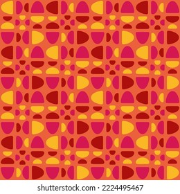 Simple and elegant rounded abstract ornament will decorate any surface or thing and make it attractive. Seamless pattern for prints, textile, web, advertising and any design projects.