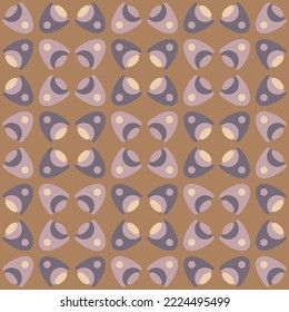 Simple and elegant rounded abstract ornament will decorate any surface or thing and make it attractive. Seamless pattern for prints, textile, web, advertising and any design projects.