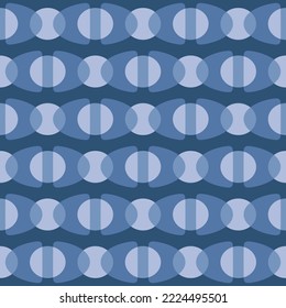 Simple and elegant rounded abstract ornament will decorate any surface or thing and make it attractive. Seamless pattern for prints, textile, web, advertising and any design projects.