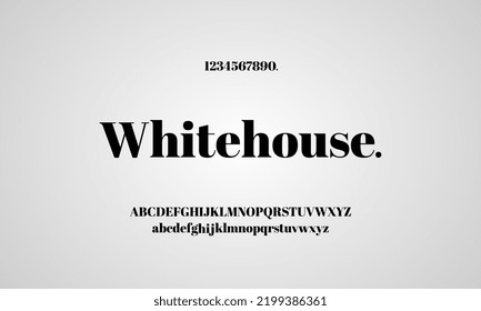 simple and elegant serif font classic