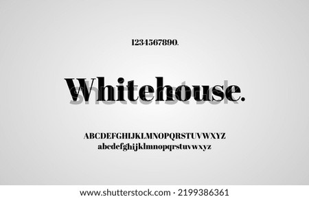 simple and elegant serif font classic