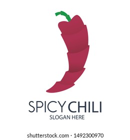 Simple & Elegant SPICY CHILI Logo Design