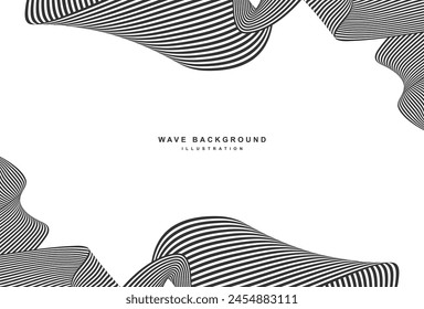 Simple and elegant striped background