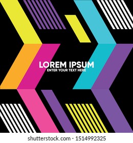 simple & elegant template background vector geometric