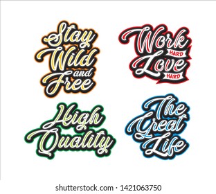 Simple &  Elegant, Text design for T-Shirt, symbol, logo, emblem