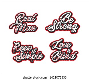 Simple &  Elegant, Text design for T-Shirt, symbol, logo, emblem
