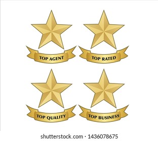 Simple &  Elegant, Top Reward design Vector Symbol, logo, emblem