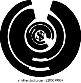Simple and elegant unique logo or icon