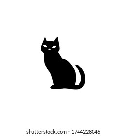 
Icono de gato vector elegante simple