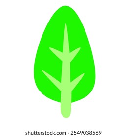 simple and elegant vector depiction of a tree in clean outline style