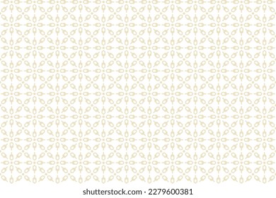 Simple elegant vector seamless pattern with square shapes and dots. Abstract minimalist geometric background. Luxury vanilla ornament texture