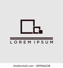 Simple and elegant Vector truck icon design concept