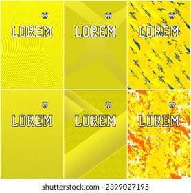simple elegant yellow abstract pattern background for sublimation jersey  