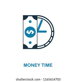 Simple element illustration. Money Time concept symbol design from money collection. Can be used for web, mobile and print. web design, apps, software, print.