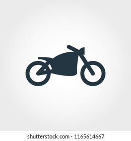 Simple element illustration. Motorcycle concept symbol design from transport collection. Can be used for web, mobile and print. web design, apps, software, print.