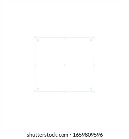 simple elements drawing in adobe illustrator on white background. imitation of drawing or disigning or creating illustration on start of the work. Rectangle shape