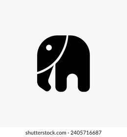 simple elephant logo concept suitable for your business or brand