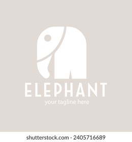 simple elephant logo concept suitable for your business or brand