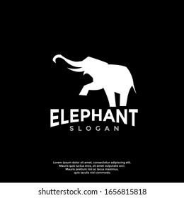 simple elephant logo. modern icon, template design