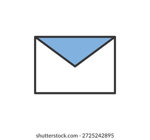 Vector de ilustración de icono de correo electrónico simple