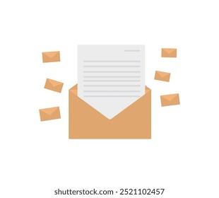 simple email marketing icon design