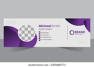Simple Email Signature Design Template