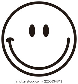 ilustración simple del vector de la cara emocional