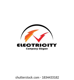 simple energy electric design logo