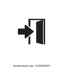 diseño de icono de entrada simple