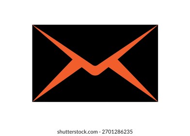 Simple envelope mail symbol vector design for communication and message illustration
