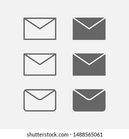 Simple envelope sign Can be used as mail / email icon.