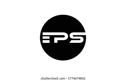 Simple EPS ,e p s Letter logo Design.