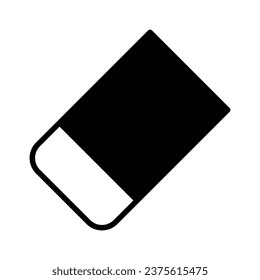 Simple eraser icon. stationery. Vector.