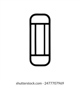 Simple eraser Vector with Minimalist and modern design