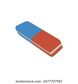 Simple eraser Vector with Minimalist and modern design