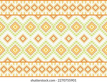 Simple ethnic design drawing. Traditional ethnic patterns vectors It is a pattern geometric shapes. Create beautiful fabric patterns. Design for print. Using in the fashion industry.