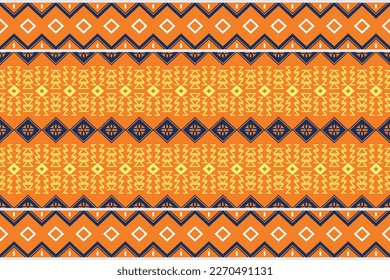 Simple ethnic design patterns. traditional pattern background It is a pattern geometric shapes. Create beautiful fabric patterns. Design for print. Using in the fashion industry.
